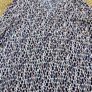 Cheetah Print Blouse